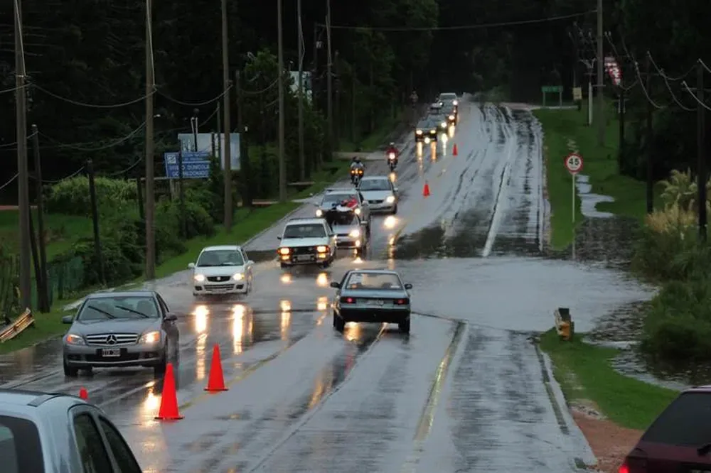 Lluvias en la previa del feriado de carnaval.