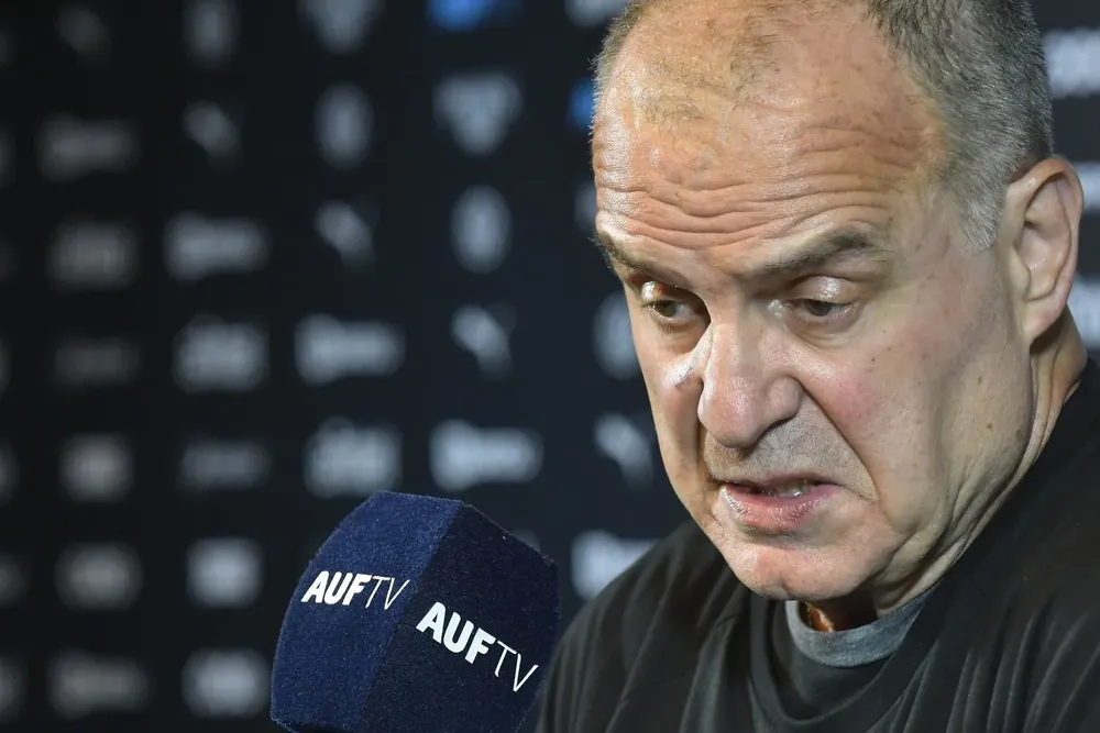 Marcelo Bielsa, entrenador de Uruguay