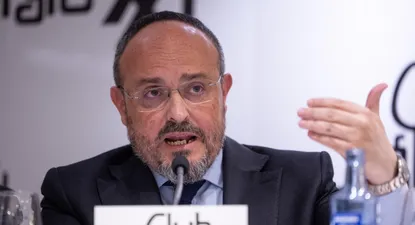 El candidato del PPC a la presidencia de la Generalitat, Alejandro Fernández.