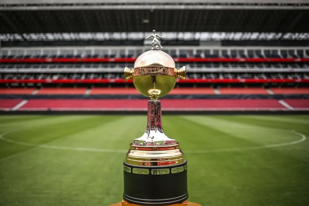 El trofeo de la Libertadores sub 20