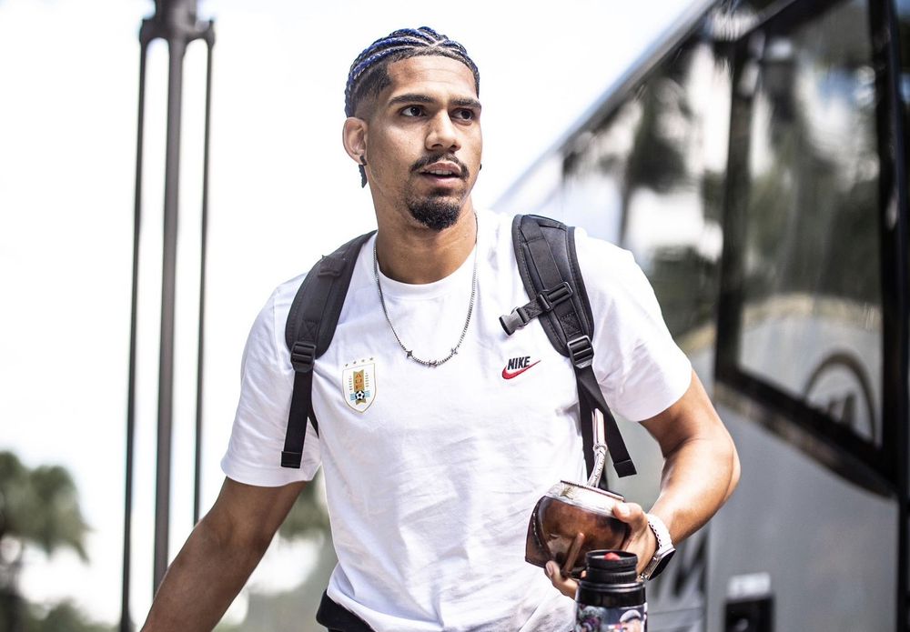 Ronald Araujo llegó para sumarse a los trabajos de la selección de Uruguay en la Copa América 2024