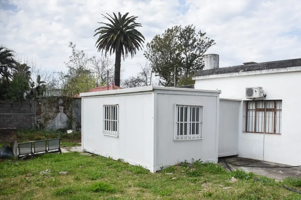 El segundo turno del juzgado de Toledo funciona en un container, pegado al local donde funciona el primer turno
