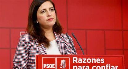 Esther Peña, portavoz de la Ejecutiva Federal del PSOE