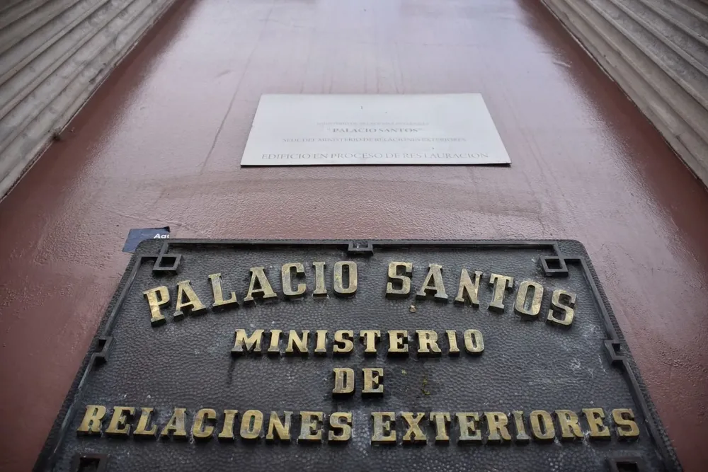 Fachada del Palacio Santos de Cancillería