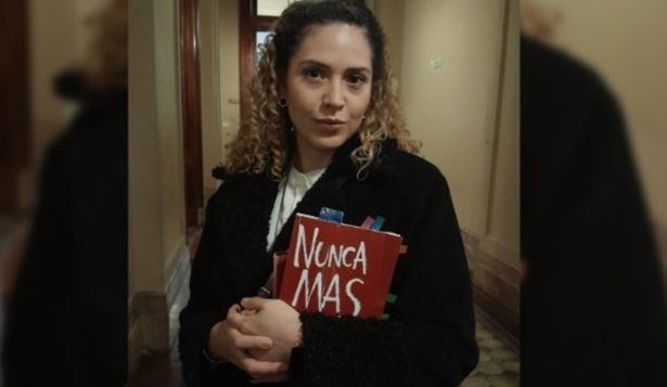 Lourdes Arrieta, una de las dipuatadas de La Libertad Avanza que participo de la visita a los genocidas.