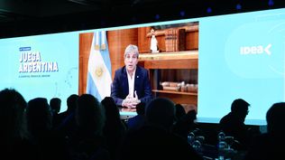 Luis Caputo dejó un mensaje grabado desde Estados Unidos.