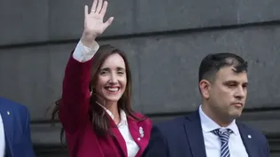 Victoria Villarruel clave para ganar tiempo en el debate por la movilidad jubilatoria.&nbsp;