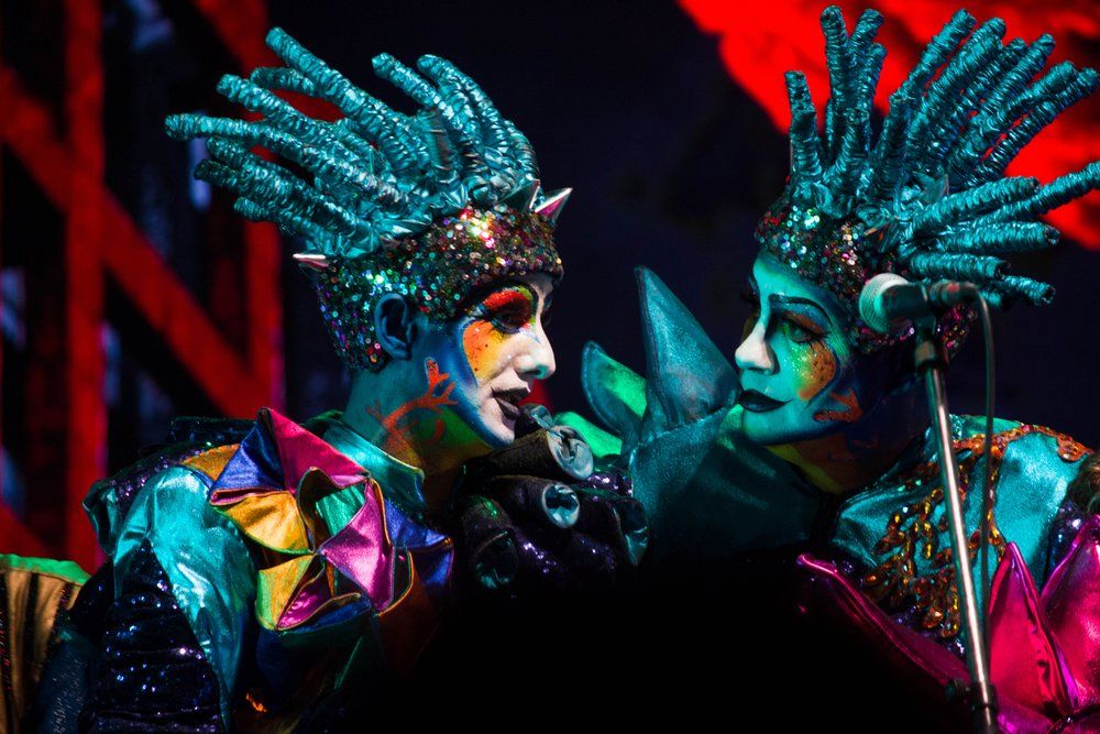 Concurso de carnaval en el Teatro de Verano.