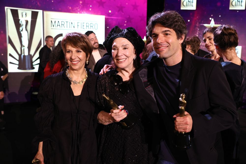 Alejandra Flechner, Graciela Borges y Benjamín Naishtat Alejandra Flechner, Graciela Borges y Benjamín Naishtat