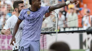 Vinícius Jr., señala a quien lo insultó en Mestalla