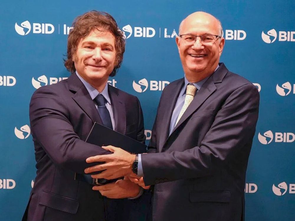 Encuentro previo de Javier Milei con Ilan Goldfajn, Presidente del Banco Interamericano de Desarrollo