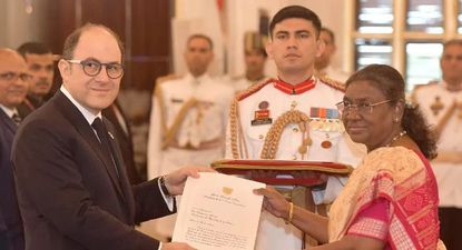 El nuevo embajador argentino en India, Mariano Caucino, presentó sus credenciales ante el gobierno de Nueva Delhi