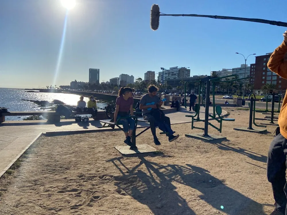 El rodaje de La uruguaya en Montevideo