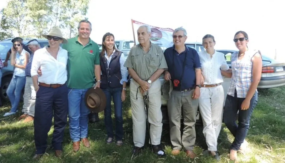 La anfitriona Gabriela Bordabehere recibió a autoridades y técnicos del Instituto Plan Agropecuario