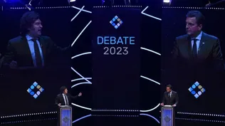 Massa y Milei frente a frente a siete días de las elecciones.