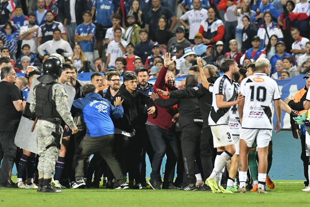 Incidentes entre Danubio y Nacional