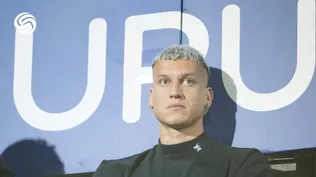 Aguerre quedó fuera del partido ante Racing a los 15 minutos