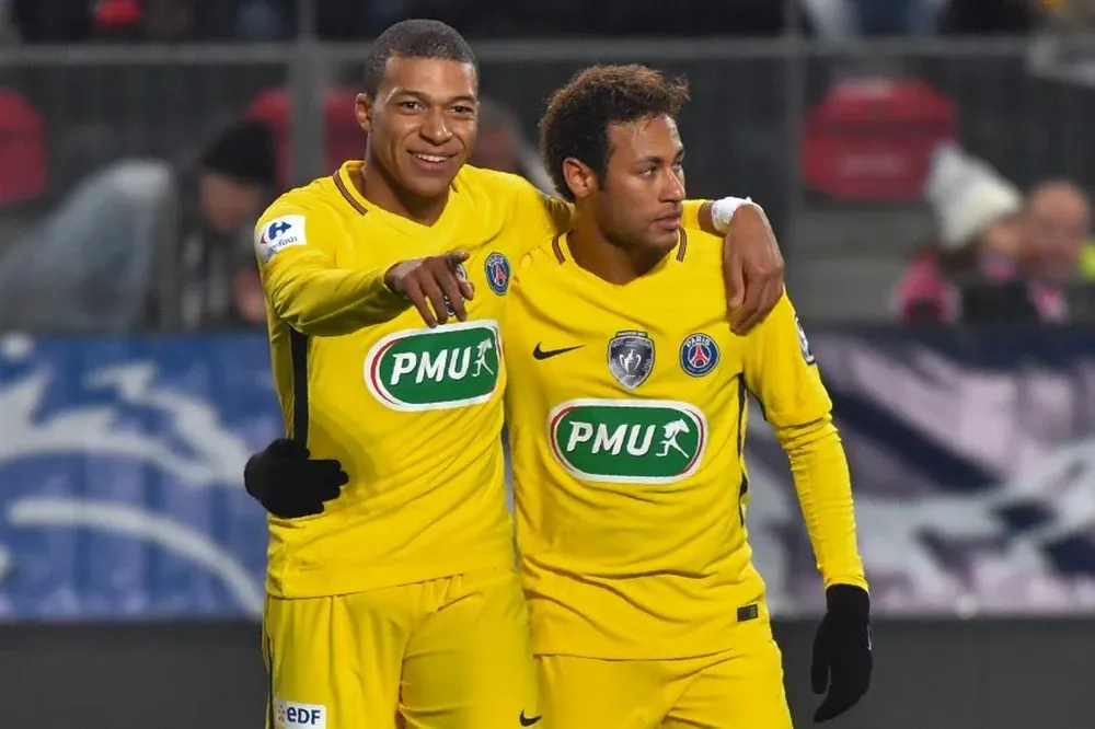 Kylian Mbappe y Neymar