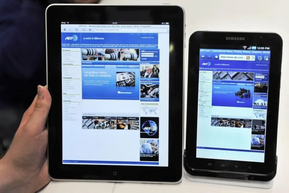 El iPad de Apple y el Galaxy Tab de Samsung