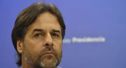 El presidente de la República, Luis Lacalle Pou