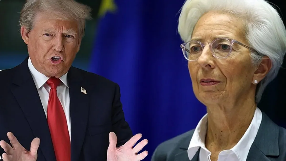 Donald Trump y Cristine Lagarde