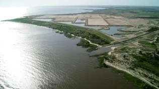 Proyecciones 3D de la nueva planta de celulosa, Montes del Plata, que se instalará en Punta Pereira