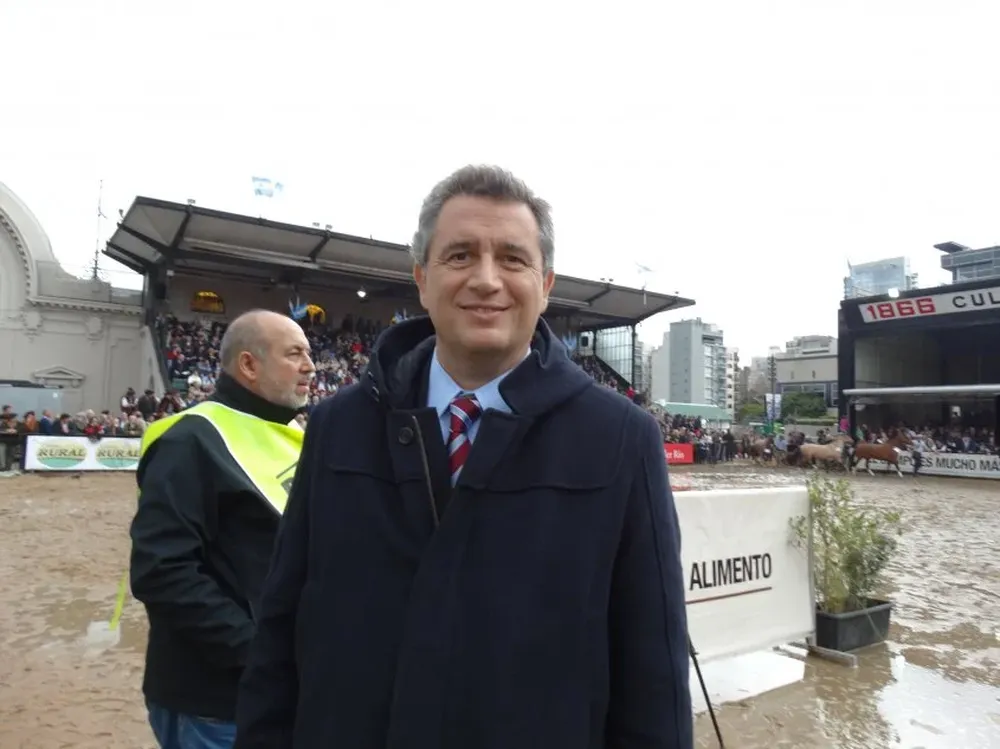 El presidente de la Sociedad Rural Argentina, Luis Etchevehere