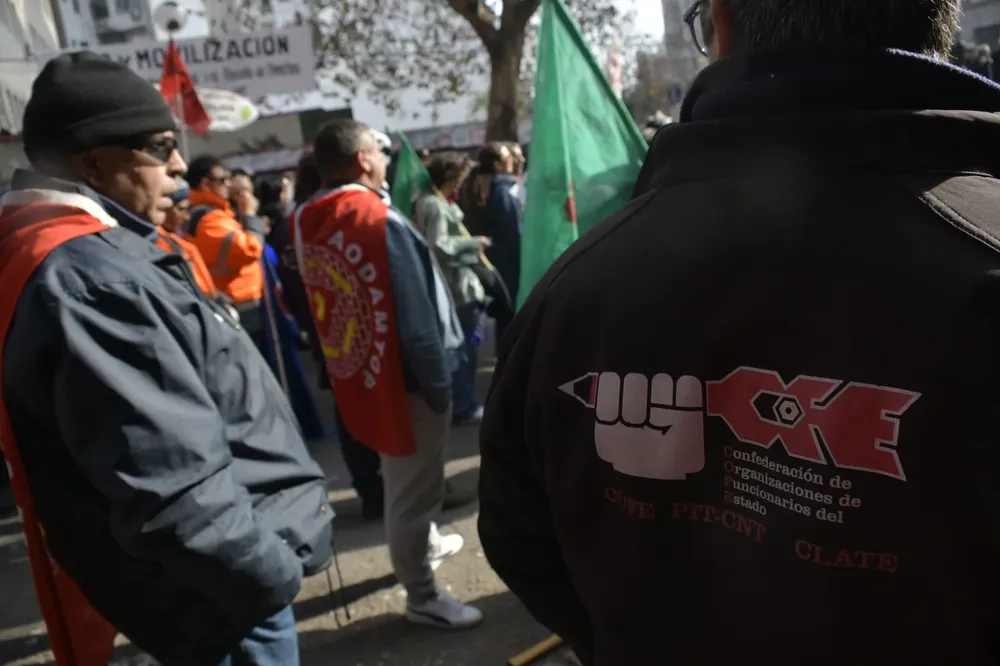 Foto de archivo de movilización de COFE