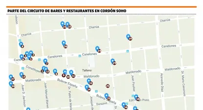 Calle Blanes en el Día de San Patricio en marzo de 2015