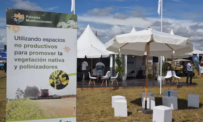 El stand de Syngenta en el predio de la Expoactiva 2023.