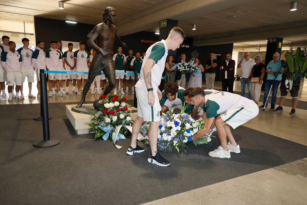 El homenaje de Espanyol a Dani Jarque con el uruguayo Leandro Cabrera, uno de sus capitanes
