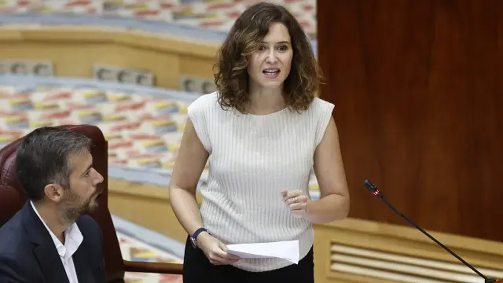 La presidenta de la Comunidad de Madrid, Isabel Díaz Ayuso