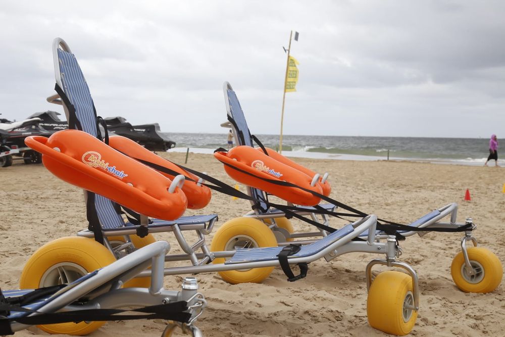 Playa accesible de la parada 8 de la Mansa, Punta del Este