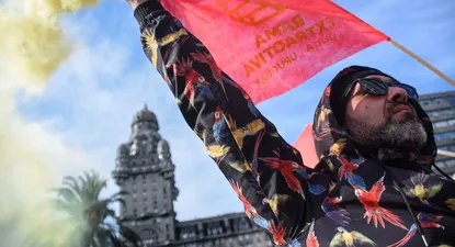 Movilización de sindicatos de Ancap