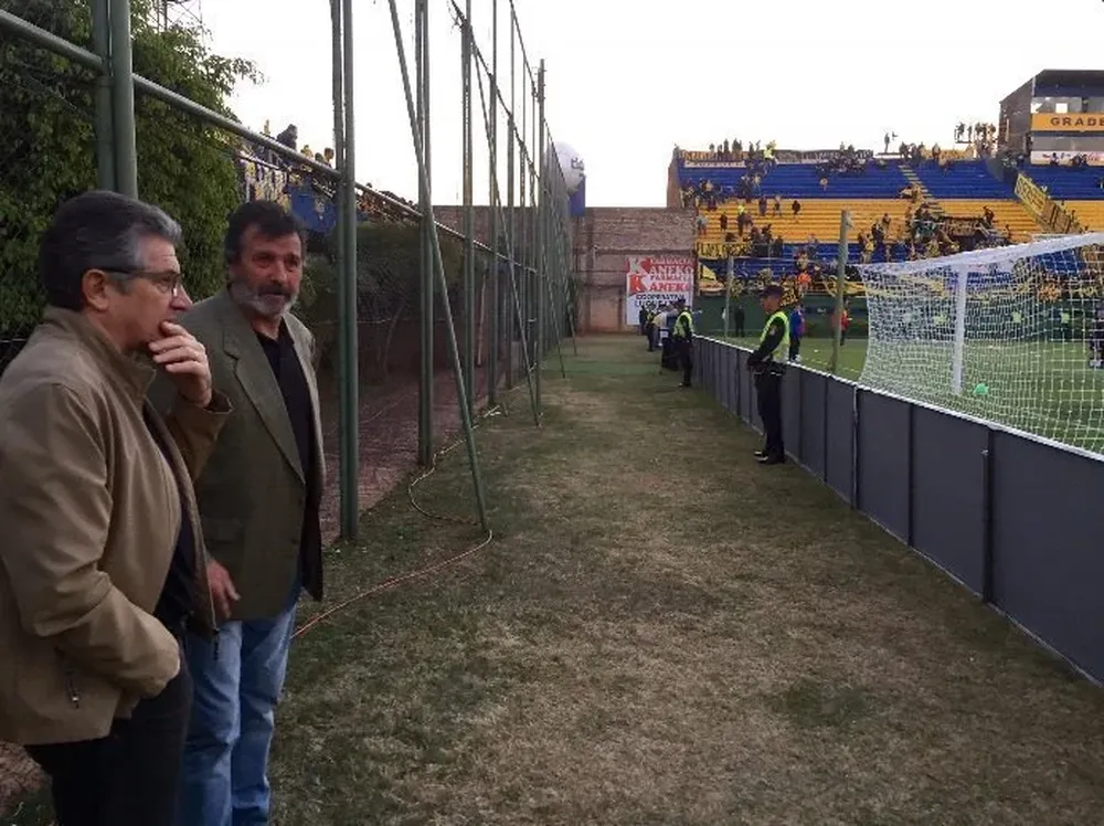 Fernando Morena y Walter Olivera en un foto de archivo