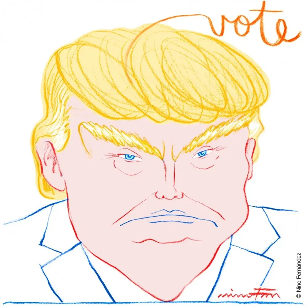Donald Trump, por Nino Fernández