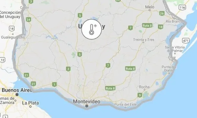 Inumet advierte por ola de frío en todo el país