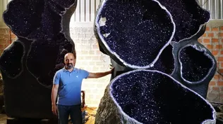 Carlos y algunas de las piedras de mayor porte.