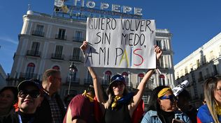 Venezolanos protestan en Madrid contra el régimen de Maduro