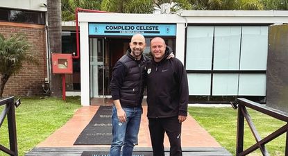 Diego Ruso Pérez y su amigo italiano