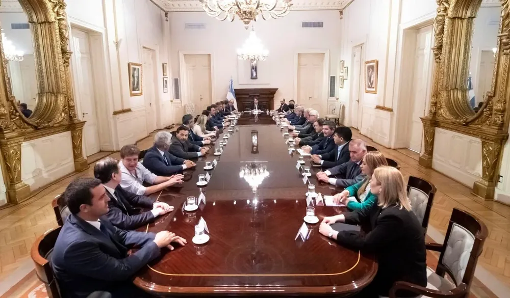 Los gobernadores fueron otra vez a la Rosada