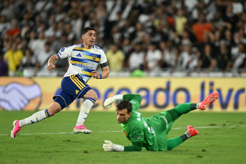 El gol de Miguel Merentiel en la victoria de Boca Juniors contra Vasco da Gama