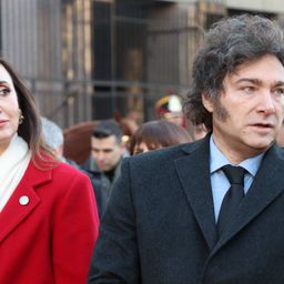 El presidente Javier Milei y su vice Victoria Villarruel participaron del Tedeum por el Aniversario 208° de la declaración de Independencia Argentina en la Catedral Metropolitana de Buenos Aires.