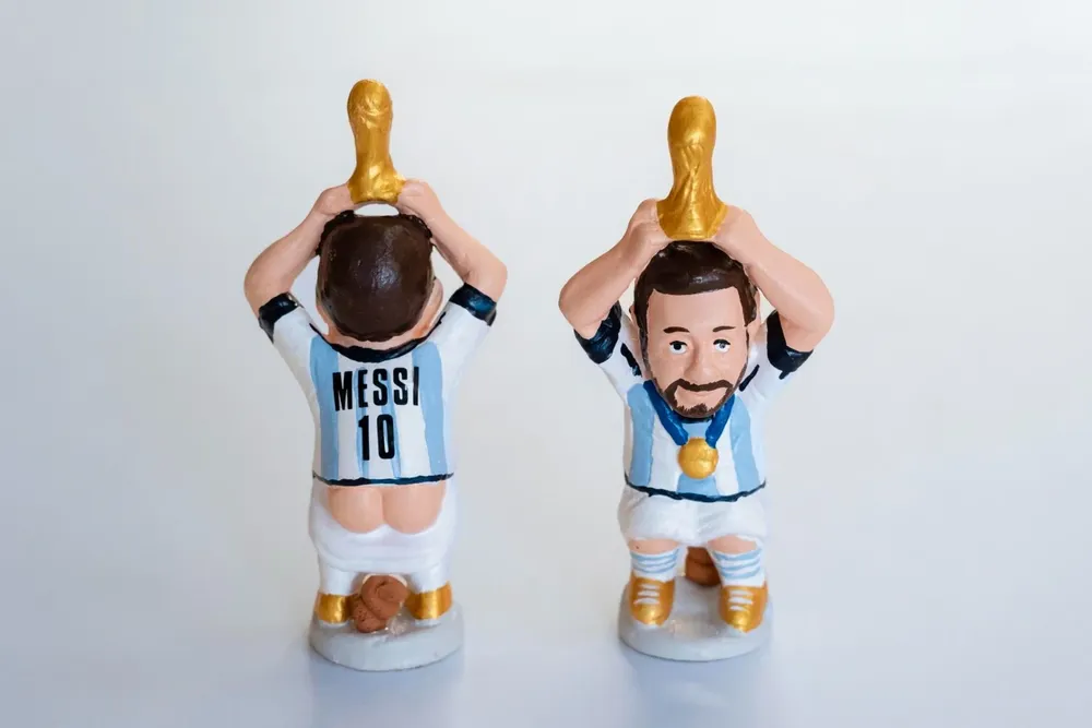 El caganer de Messi, el más vendido de la historia.