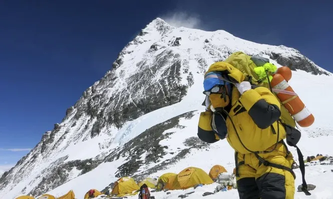 Montañistas en el Everest