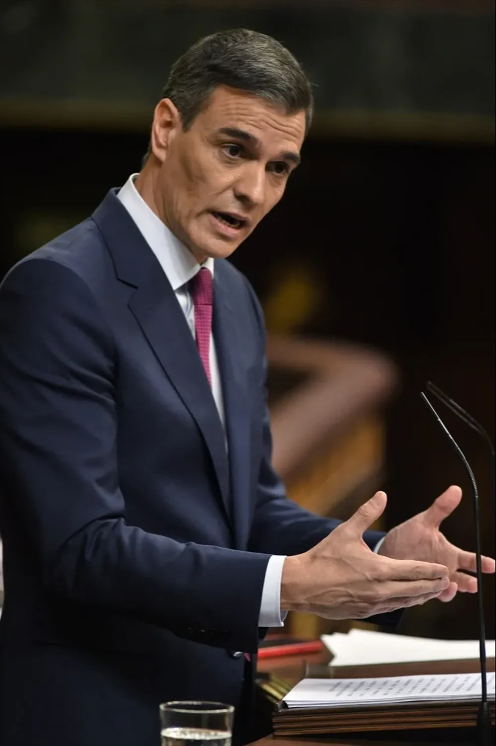 Presidente del gobierno en funciones Pedro Sánchez