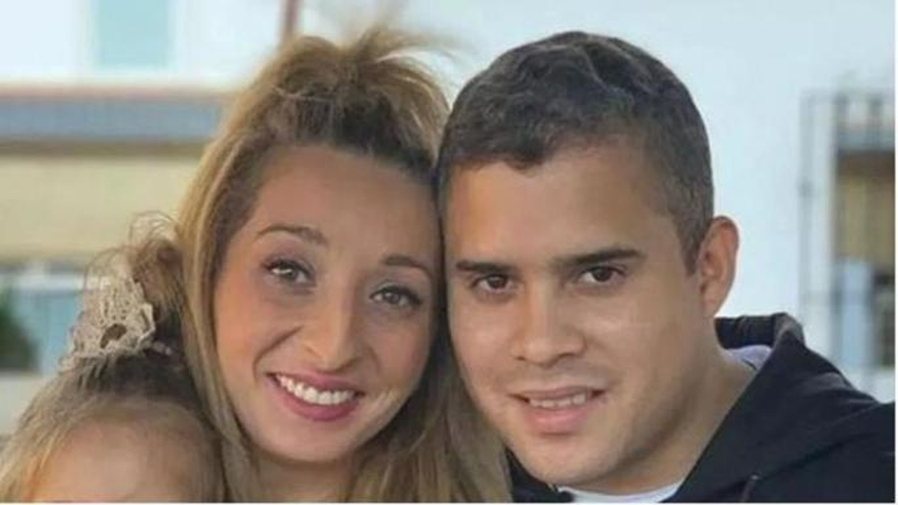 Michu junto a José Fernando Ortega, expareja y padre de su hija,