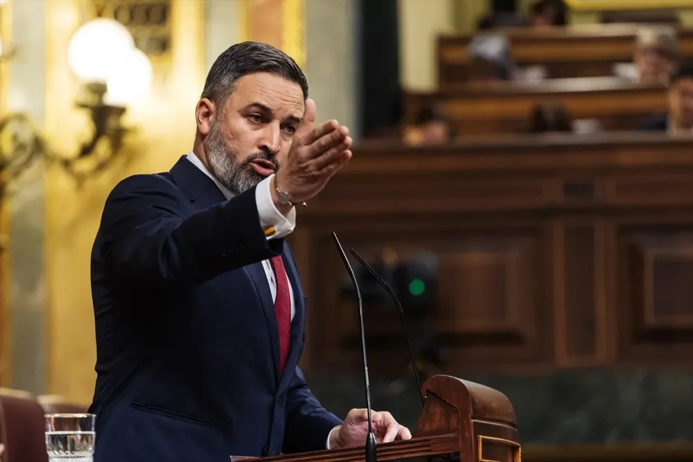 El presidente de Vox, Santiago Abascal.