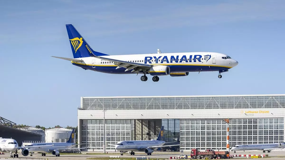Avión de Ryanair