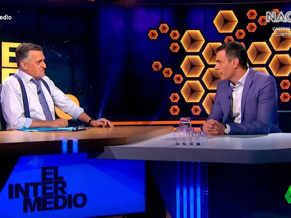 Pedro Sánchez, en otra de sus apariciones mediáticas de campaña.